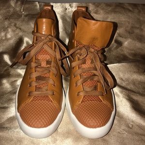 Leather Converse